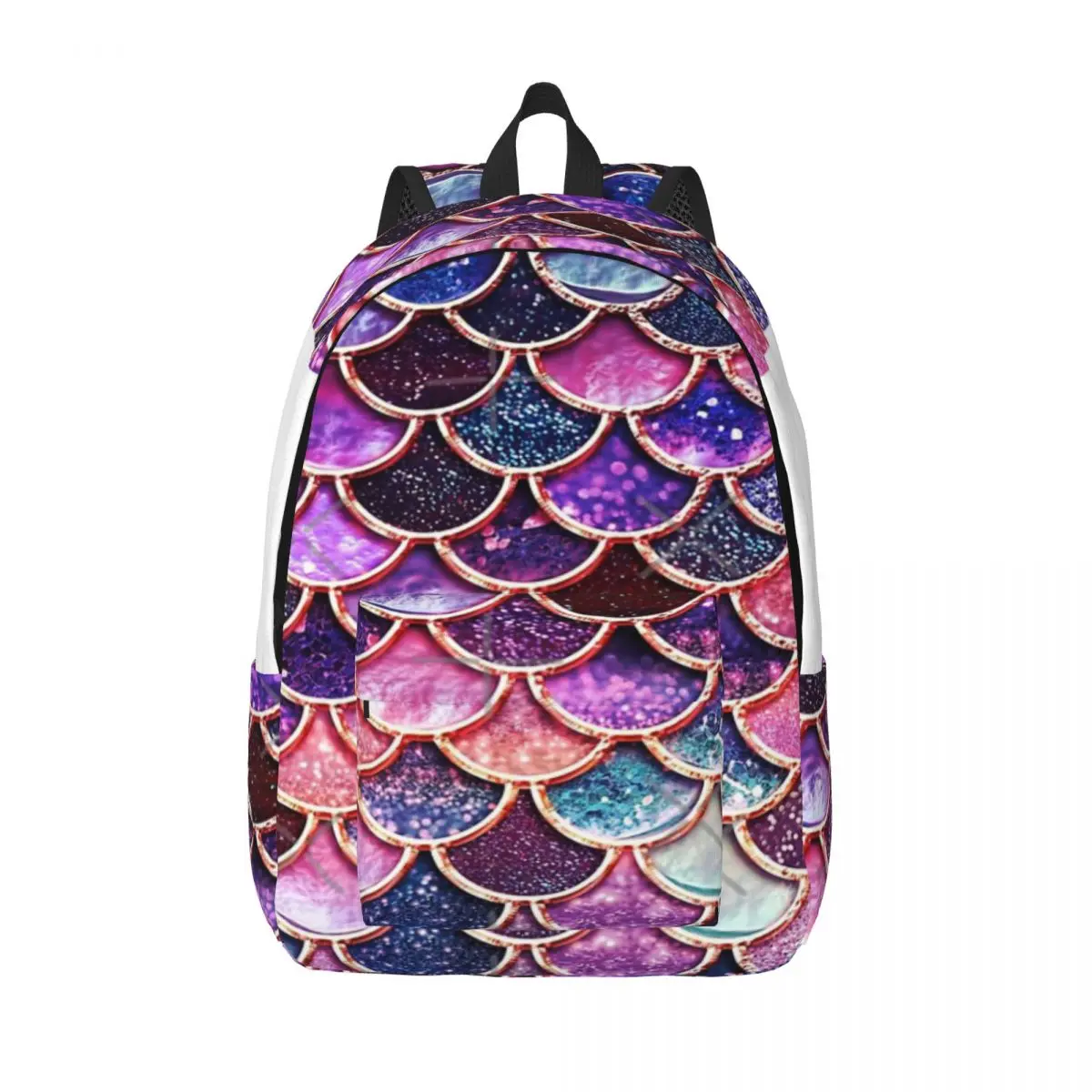 Pink Sparkle Mermaid Scales Простой и стильный рюкзак Холщовый рюкзак Мужской рюкзак
Pink Sparkle Mermaid Scales Простой и стильный рюкзак Холщовый рюкзак Мужской рюкзак