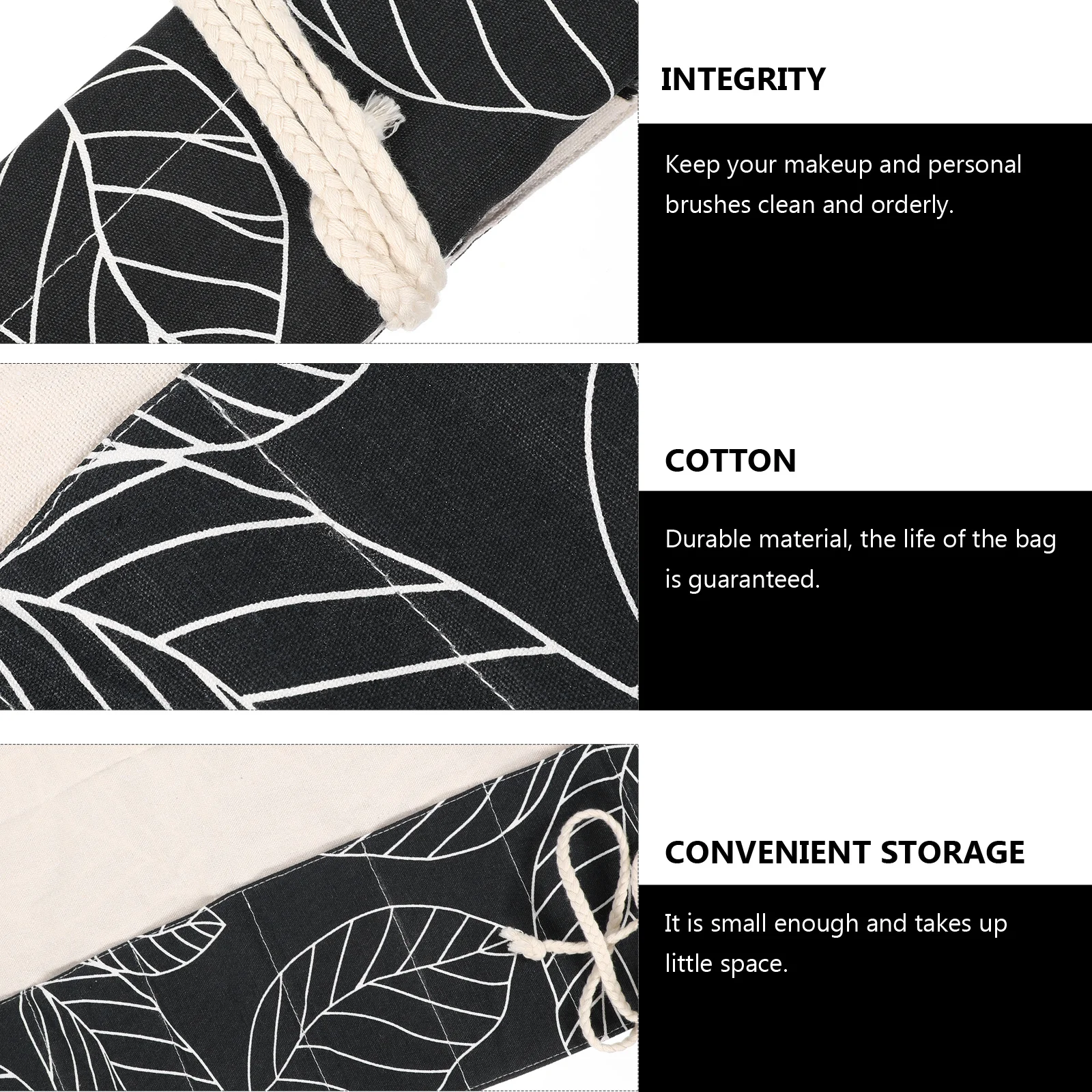 Rolling Wrap Bag Makeup Brush Pouch Container Pencil Storage Case Travel Organizer Protective Layer Design
Rolling Wrap Bag Makeup Brush Pouch Container Pencil Storage Case Travel Organizer Protective Layer Design