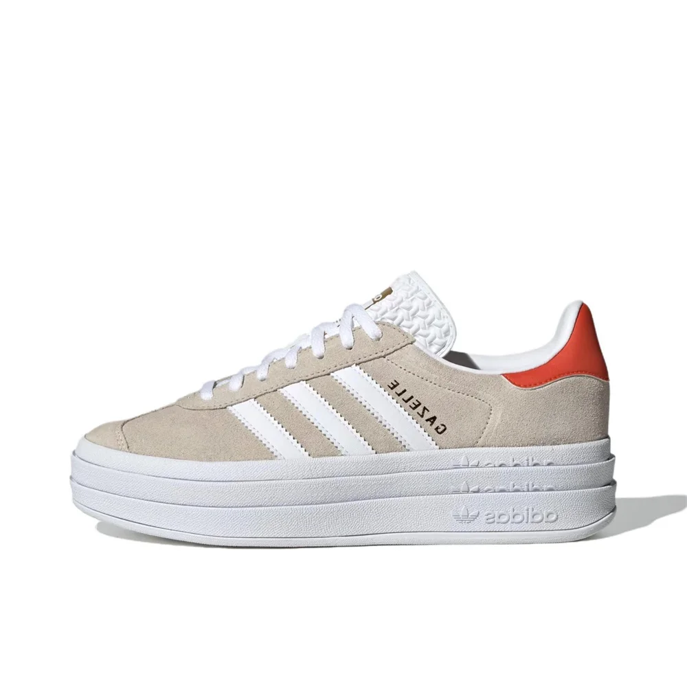 Adidas Originals Gazelle Bold Women Beige White Fashion Classic Height Increase Anti-slip German Training Board Shoes IG8671
Adidas Originals Gazelle Bold Women Beige White Fashion Classic Height Increase Anti-slip German Training Board Shoes IG8671