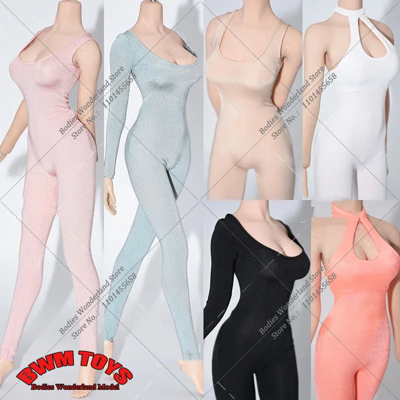 3 Styles 1/6 Scale Female Stretch Ice silk Bodysuit Long Sleeves/Vest/Halter Neck Jumpsuit Model fot 12 inch Action Figure Body
3 Styles 1/6 Scale Female Stretch Ice silk Bodysuit Long Sleeves/Vest/Halter Neck Jumpsuit Model fot 12 inch Action Figure Body