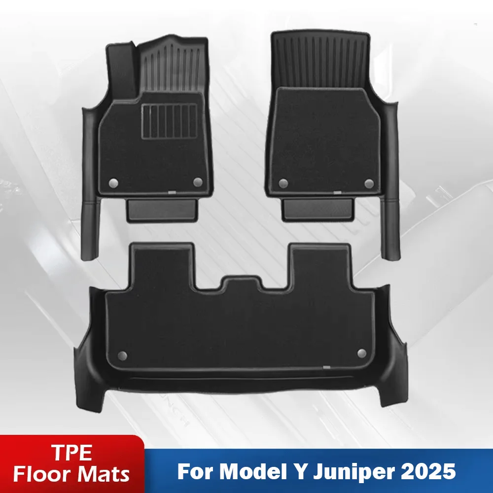 For Tesla Model Y Juniper 2025 Floor Mats with Door Sill Protection Strips All-weather Floor Liner Cargo Trunk Mat RHD&LHD
For Tesla Model Y Juniper 2025 Floor Mats with Door Sill Protection Strips All-weather Floor Liner Cargo Trunk Mat RHD&LHD