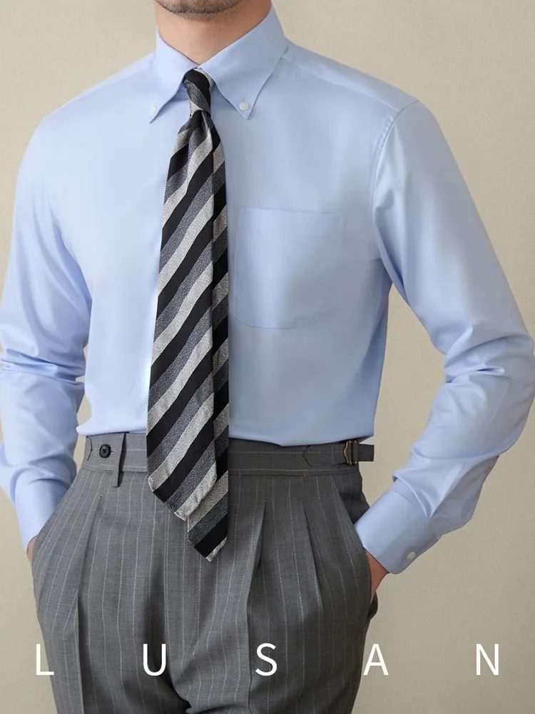 Men's British No-Iron Long Sleeve Shirt - Slim Fit Three-Proof Breathable Business Office Shirt
Men's British No-Iron Long Sleeve Shirt - Slim Fit Three-Proof Breathable Business Office Shirt