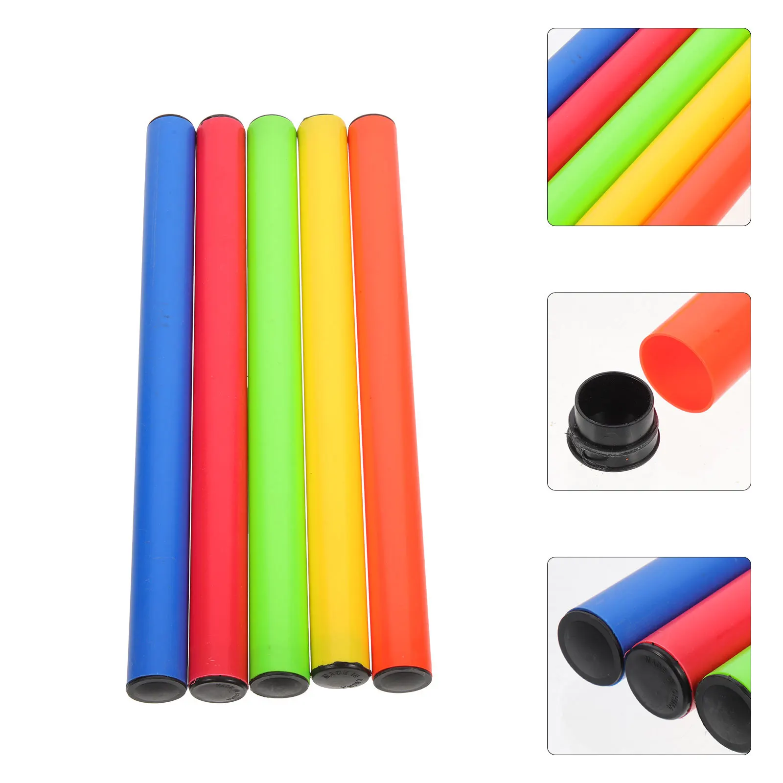 5Pcs Relay Suitable Hand Sizes Smooth Surface Durable Relay Sticks for School Race Use Track Relaying Stick
5Pcs Relay Suitable Hand Sizes Smooth Surface Durable Relay Sticks for School Race Use Track Relaying Stick