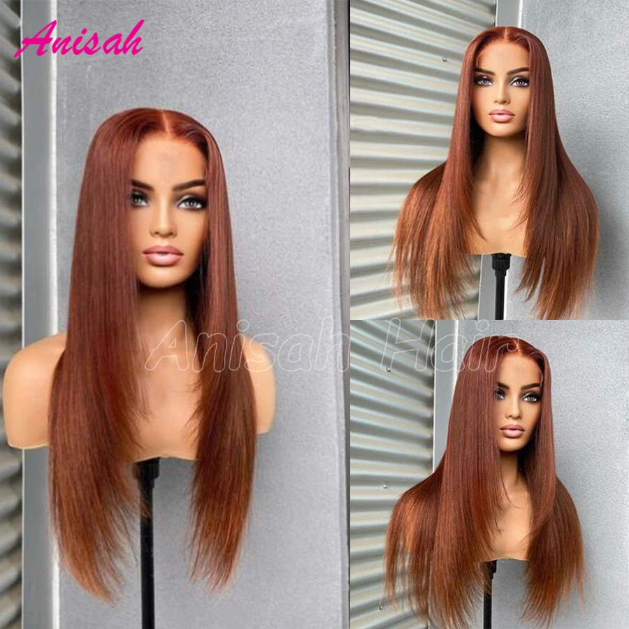 Anisah Bone Straight Lace Front Wig HD Transparent Lace Frontal Wig Human Hair Preplucked Colored Human Hair Wigs
Anisah Bone Straight Lace Front Wig HD Transparent Lace Frontal Wig Human Hair Preplucked Colored Human Hair Wigs