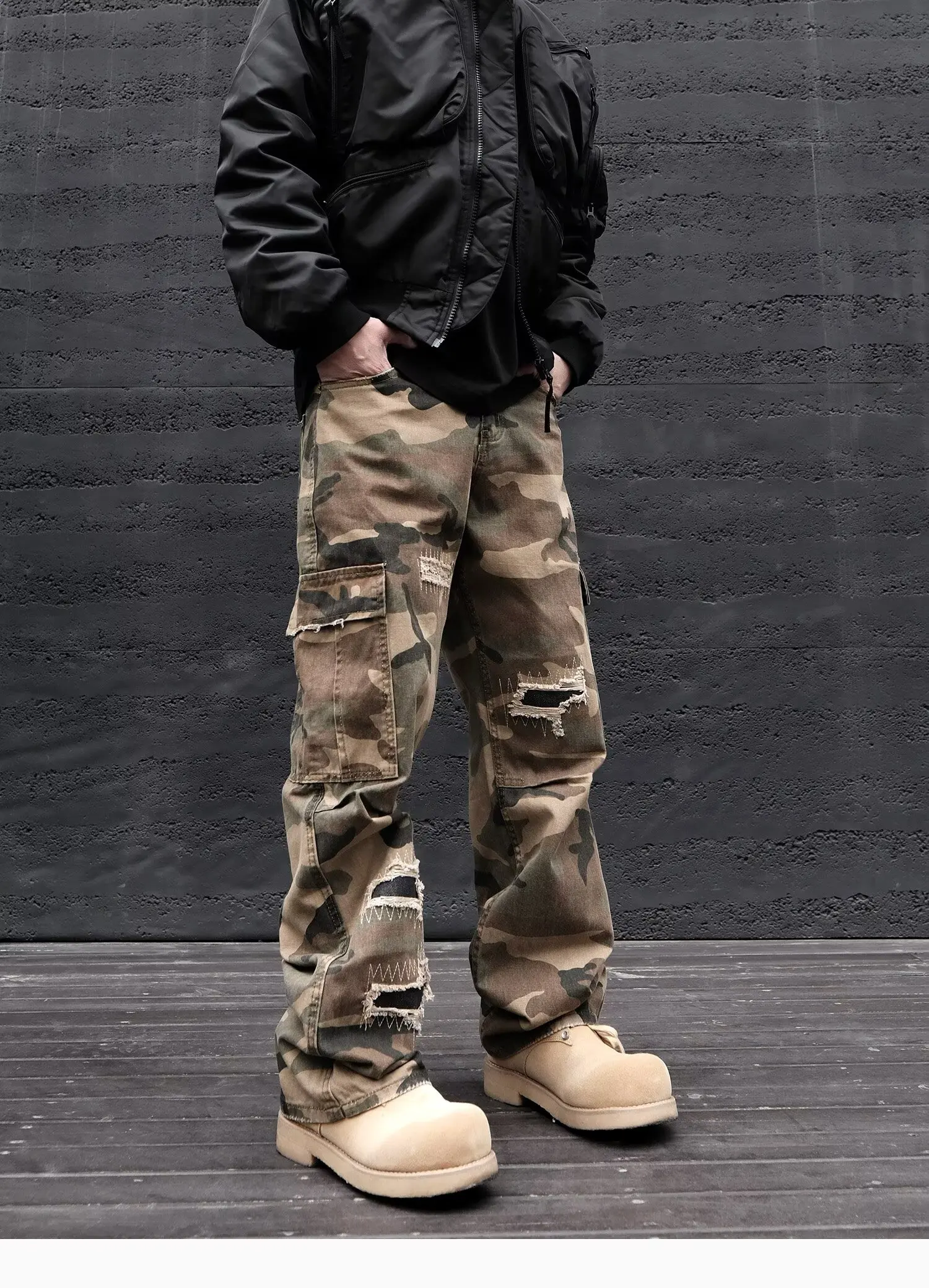 American Retro Camouflage jeans Men's Spring Summer Cargo Pants New Loose Multi-Pocket Straight Leg Casual Trousers y2k jeans
American Retro Camouflage jeans Men's Spring Summer Cargo Pants New Loose Multi-Pocket Straight Leg Casual Trousers y2k jeans