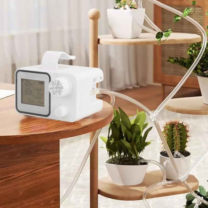 Smart Plant Watering Device for Home Gardening Office Potted Plants Timed Drip Irrigation System Lazy Automatic Flower Watering
Smart Plant Watering Device for Home Gardening Office Potted Plants Timed Drip Irrigation System Lazy Automatic Flower Watering
