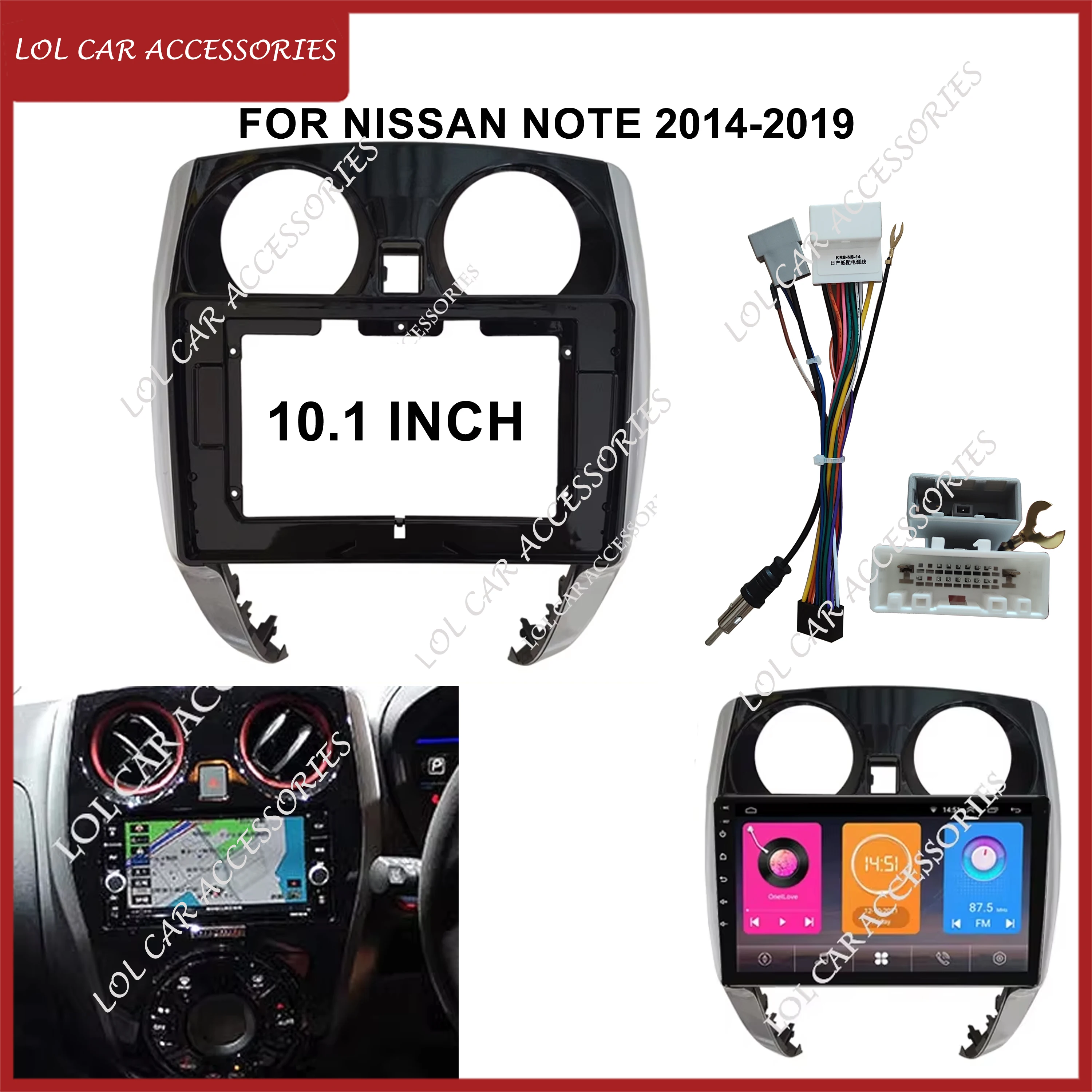 10.1 Inch For NISSAN NOTE 2014-2019 Car Radio GPS MP5 Android Stereo Player 2 Din Head Unit Dash Panel Fascia Frame Cover
10.1 Inch For NISSAN NOTE 2014-2019 Car Radio GPS MP5 Android Stereo Player 2 Din Head Unit Dash Panel Fascia Frame Cover