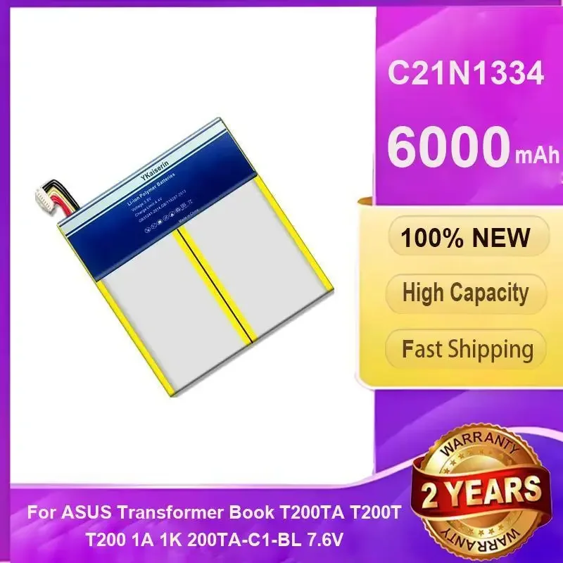 YKaiserin аккумулятор C21N1334 6000 мАч для ASUS Transformer Book T200TA T200T T200 1A 1K 200TA-C1-BL планшетный ПК 7,6 В Bateria
YKaiserin аккумулятор C21N1334 6000 мАч для ASUS Transformer Book T200TA T200T T200 1A 1K 200TA-C1-BL планшетный ПК 7,6 В Bateria
