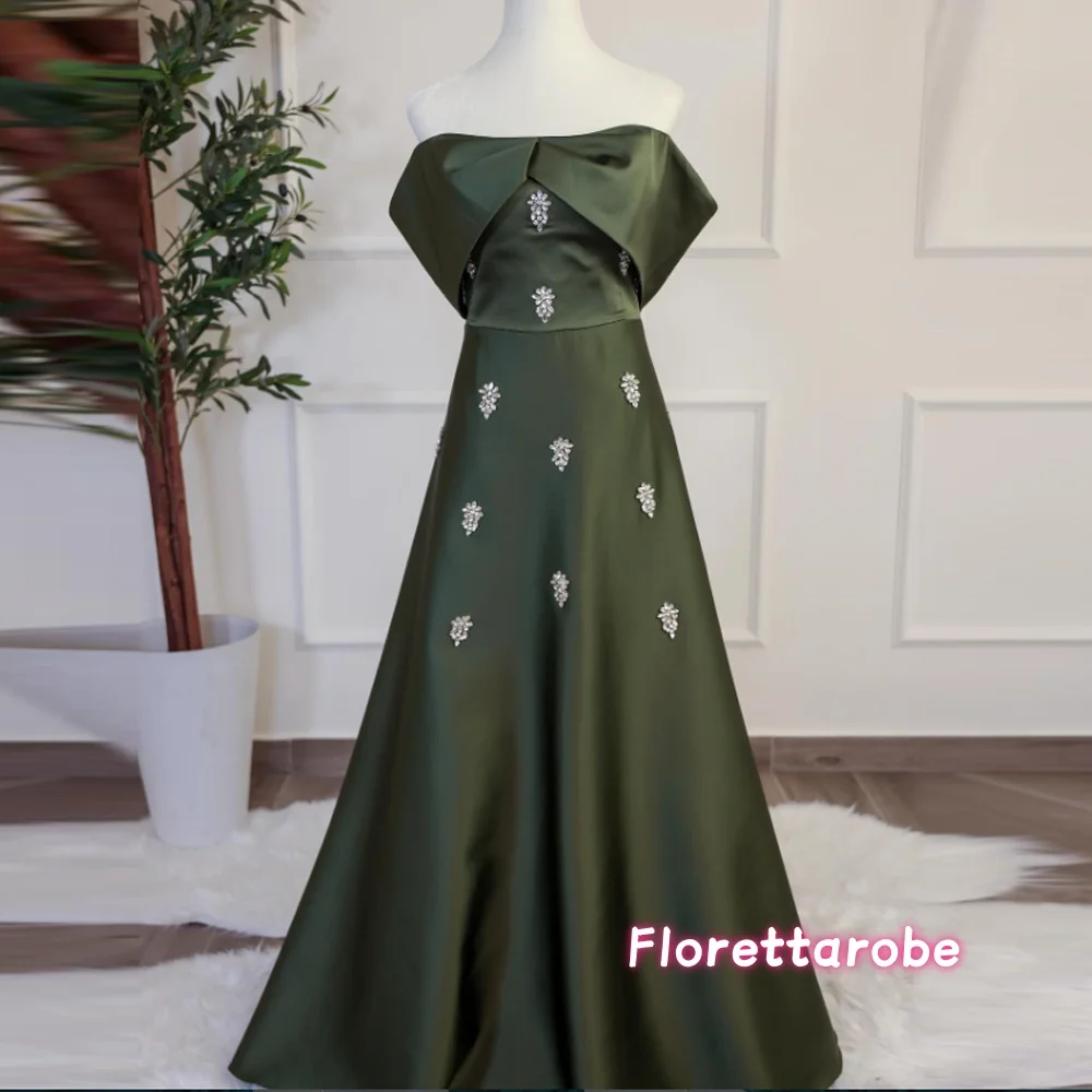 Customized Exquisite Boat Neck Satin Evening Dress Luxury Crystal Prom Dresses Off the Shoulder Special Occasion Gowns
Customized Exquisite Boat Neck Satin Evening Dress Luxury Crystal Prom Dresses Off the Shoulder Special Occasion Gowns