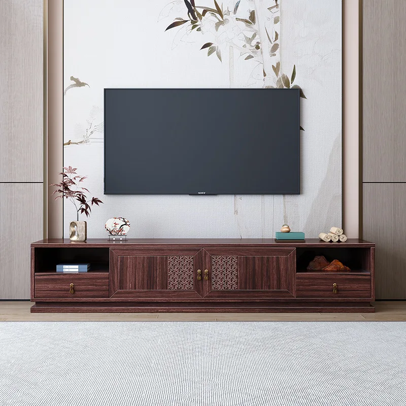 Ebony solid wood TV cabinet combination household living room floor cabinet low cabinet wall
Ebony solid wood TV cabinet combination household living room floor cabinet low cabinet wall