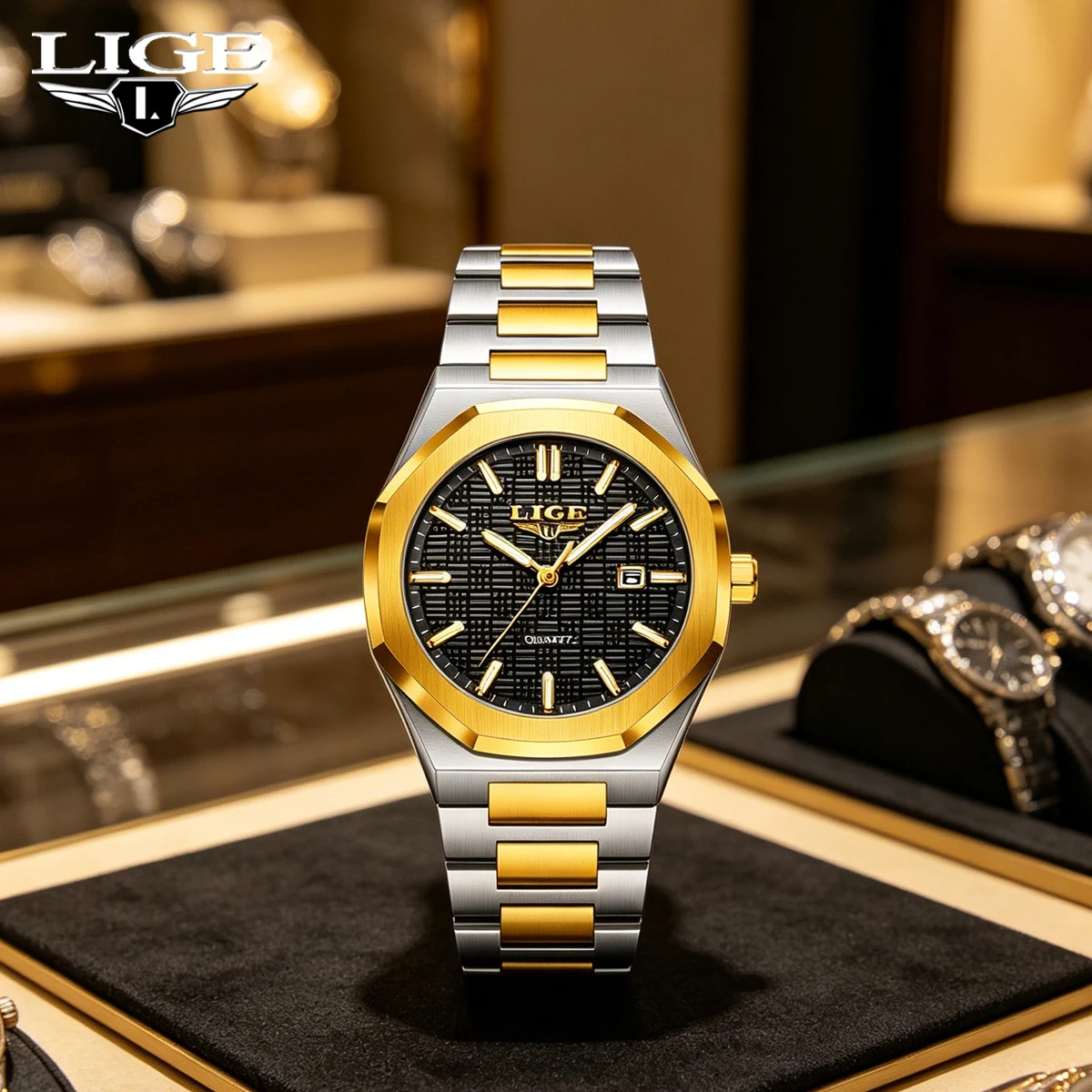 LIGE Luxury Men Watch Top Original Waterproof Luminous Chronograph Man Wristwatch Stainless Steel Quartz Men's Watches Reloj
LIGE Luxury Men Watch Top Original Waterproof Luminous Chronograph Man Wristwatch Stainless Steel Quartz Men's Watches Reloj