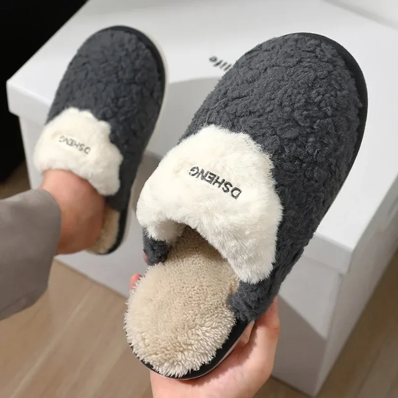 House Slipper Women Winter Warm Fuzzy Fur Contton Plush Non Slip Grip Indoor Lazy Female Floor Shoe Flat Furry Male Men Footwear
House Slipper Women Winter Warm Fuzzy Fur Contton Plush Non Slip Grip Indoor Lazy Female Floor Shoe Flat Furry Male Men Footwear