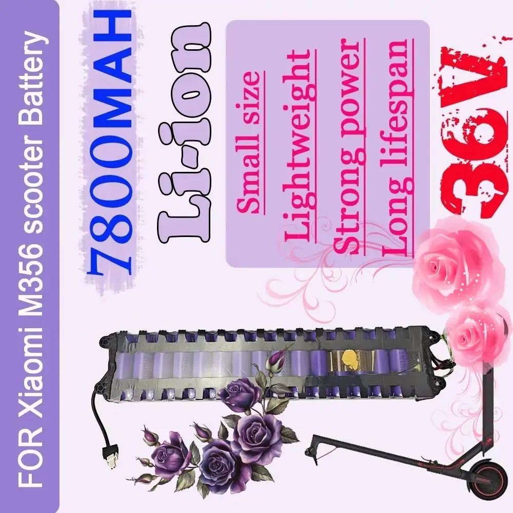 36V 7800mAh 10S3P scooter battery pack suitable for Mi Jia M365, electric scooters, BMS board waterproof Bluetooth communication 
36V 7800mAh 10S3P scooter battery pack suitable for Mi Jia M365, electric scooters, BMS board waterproof Bluetooth communication