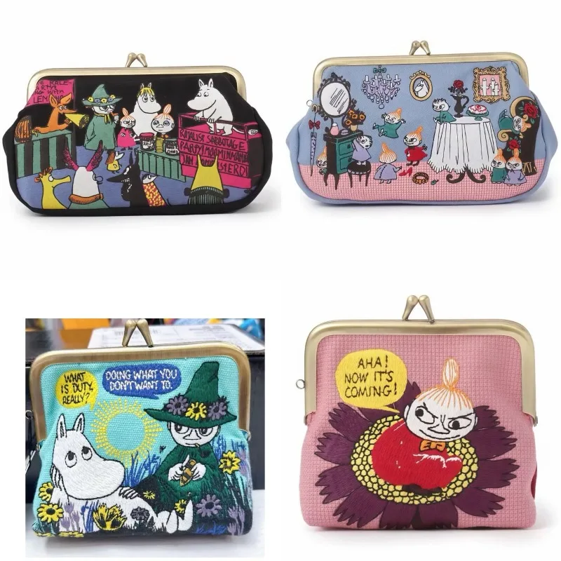 Kawaii Anime Moomins Series Mini Coin Purse Creativity Cute Cartoon Role Embroidery Portable Exquisite Makeup Bag Girls Gift
Kawaii Anime Moomins Series Mini Coin Purse Creativity Cute Cartoon Role Embroidery Portable Exquisite Makeup Bag Girls Gift