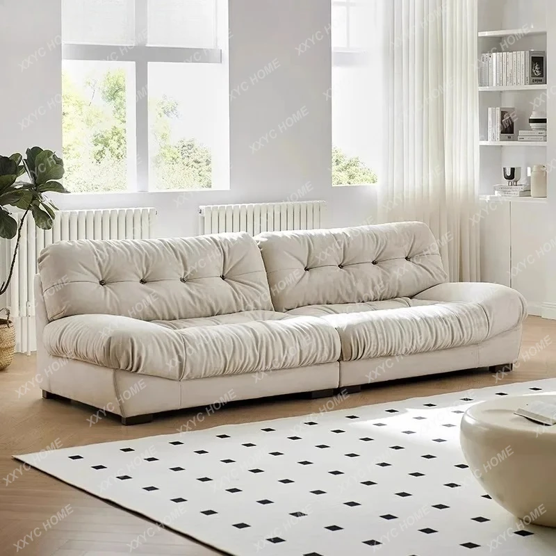 Cloud sofa living room minimalist light luxury straight row technology flannel sofa
Cloud sofa living room minimalist light luxury straight row technology flannel sofa