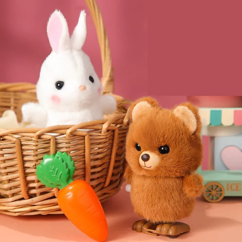 1pcs Cute Wind Up Jumping Bear Plush Animals Toy Kids Boy Girl Stuffed Animals Rabbit Clockwork Walking Toys Children Fun Gifts
1pcs Cute Wind Up Jumping Bear Plush Animals Toy Kids Boy Girl Stuffed Animals Rabbit Clockwork Walking Toys Children Fun Gifts