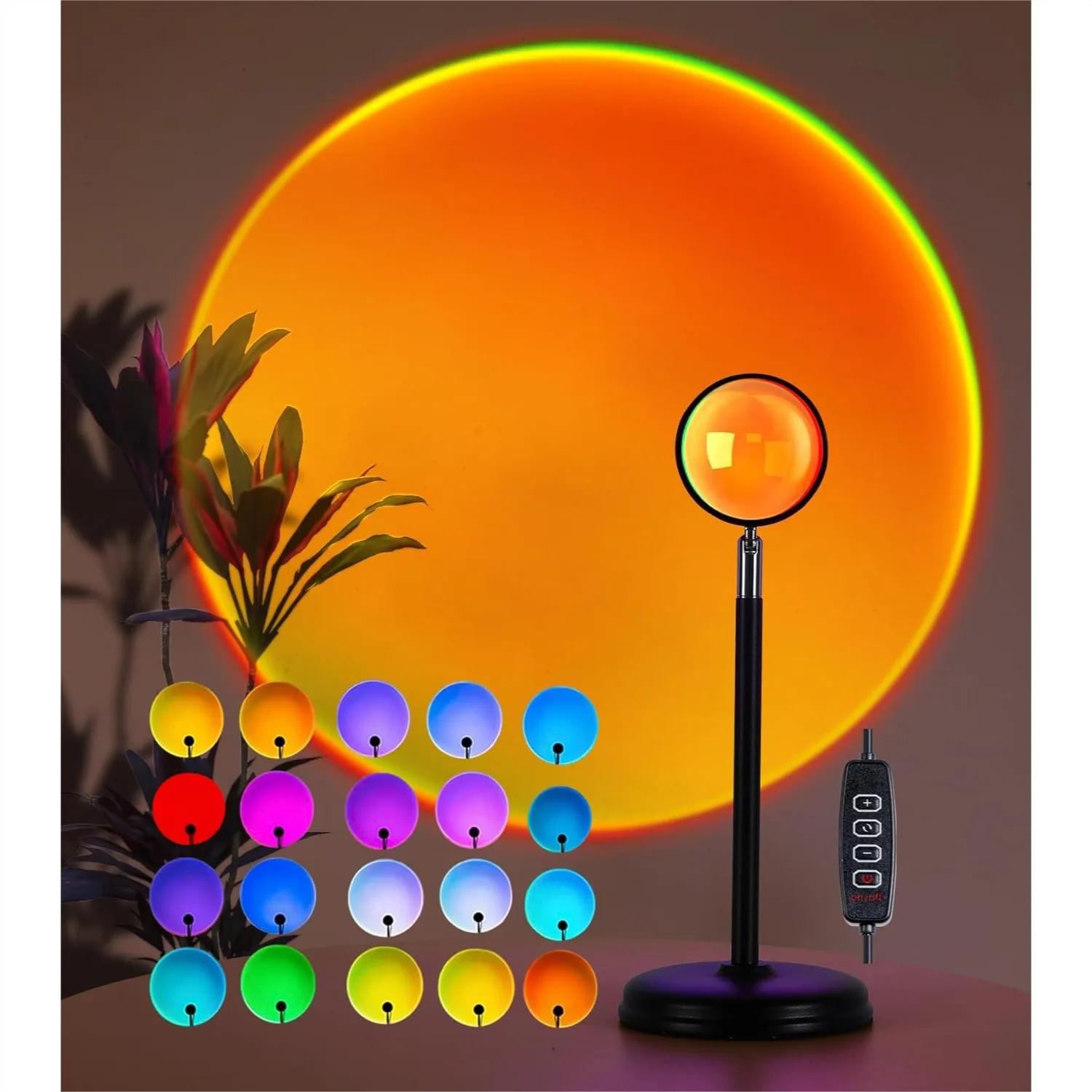 Sunset Lamp Projector, 360° Rotation RGB Multicolor Night Light with HD Lens for Photography, Party, Home Decor
Sunset Lamp Projector, 360° Rotation RGB Multicolor Night Light with HD Lens for Photography, Party, Home Decor