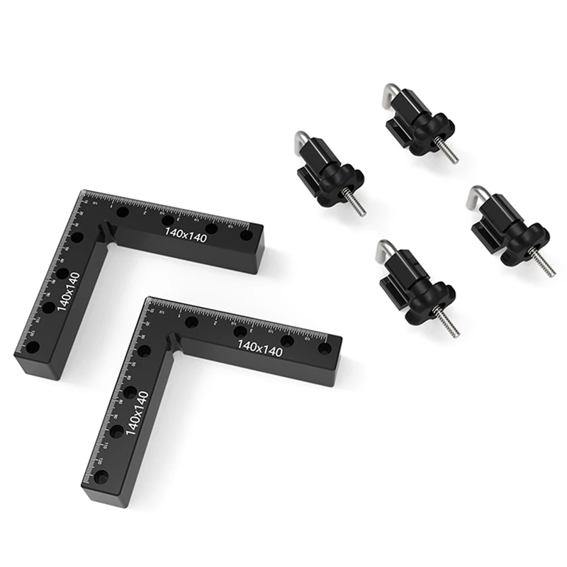 Woodworking Jigsaw Puzzle Fixed Square Woodworking Square L-Foot Aluminum Alloy Right-Angle Positioning Tool Accessories
Woodworking Jigsaw Puzzle Fixed Square Woodworking Square L-Foot Aluminum Alloy Right-Angle Positioning Tool Accessories