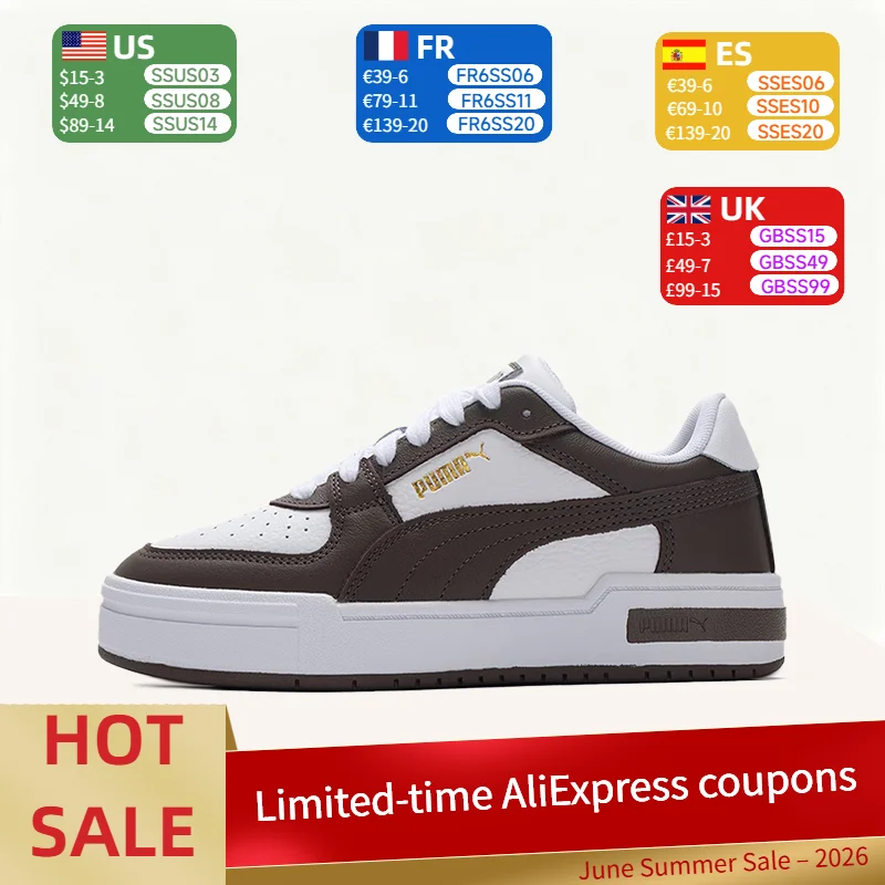 Puma Ca Pro Classic retro stylish low-top sports sneakers, cushioned, lightweight and wear-resistant, unisex, brown 380190-63
Puma Ca Pro Classic retro stylish low-top sports sneakers, cushioned, lightweight and wear-resistant, unisex, brown 380190-63