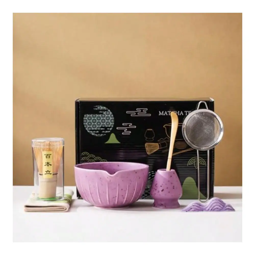 Molds7Pcs Japanese Tea Set Kit Wit Bowl Wit Pou Spout Wisk Wisk Older Strainer Ent Set Gting And Personal Use Gt Packaging Purp
Molds7Pcs Japanese Tea Set Kit Wit Bowl Wit Pou Spout Wisk Wisk Older Strainer Ent Set Gting And Personal Use Gt Packaging Purp