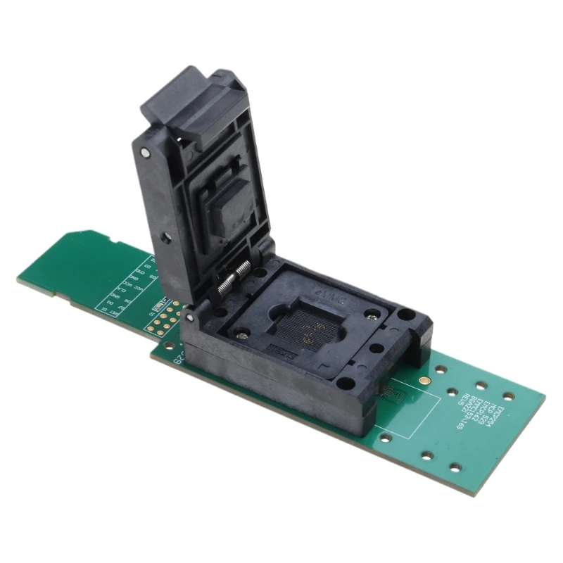 eMMC169 Chip Burning Socket eMMC169 Test Socket EMMC BGA Adapter Easy to Use for Electronic Repair Technicians
eMMC169 Chip Burning Socket eMMC169 Test Socket EMMC BGA Adapter Easy to Use for Electronic Repair Technicians