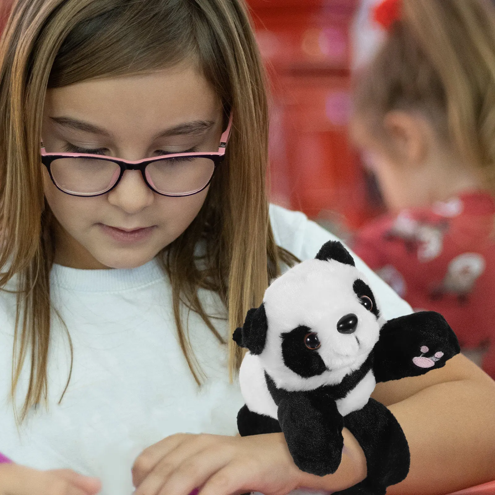 Panda Snap Bracelet Soft PP Cotton Animal Wristband for Kids Birthday Party Favors Slap Bracelets Bulk Stuffed Animal Theme Slap
Panda Snap Bracelet Soft PP Cotton Animal Wristband for Kids Birthday Party Favors Slap Bracelets Bulk Stuffed Animal Theme Slap