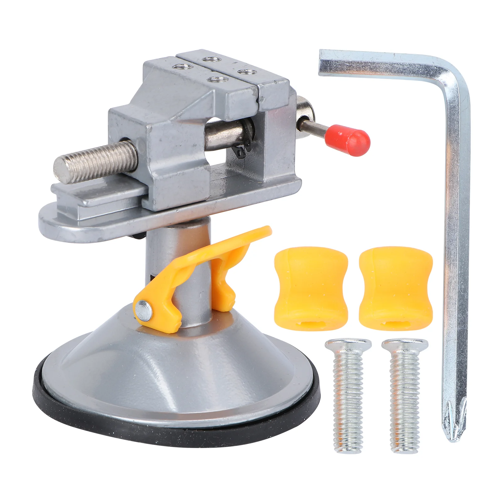 Suction Cup Carving Vise Miniature Nuclear Carving Degree Rotary Dsesktop Walnut Bed Olive Retaining Clip Vice (Silver)
Suction Cup Carving Vise Miniature Nuclear Carving Degree Rotary Dsesktop Walnut Bed Olive Retaining Clip Vice (Silver)