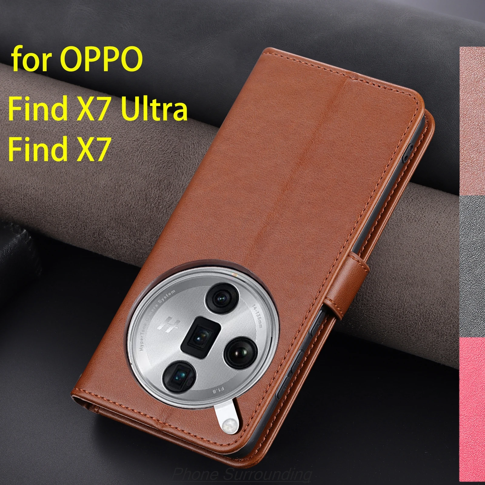 Pu Leather Flip Cover Case for OPPO Find X7 Ultra / Find X7 Protective Cover Holster Capa Fundas Coque
Pu Leather Flip Cover Case for OPPO Find X7 Ultra / Find X7 Protective Cover Holster Capa Fundas Coque