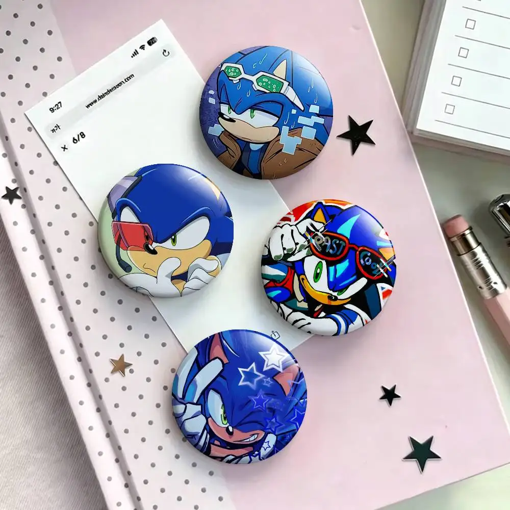 Game S-Sonic The H-Hedgehog Laser Badge Creative Pins Brooch for Bag Clothes Hat Decor Gifts Fans Collect
Game S-Sonic The H-Hedgehog Laser Badge Creative Pins Brooch for Bag Clothes Hat Decor Gifts Fans Collect