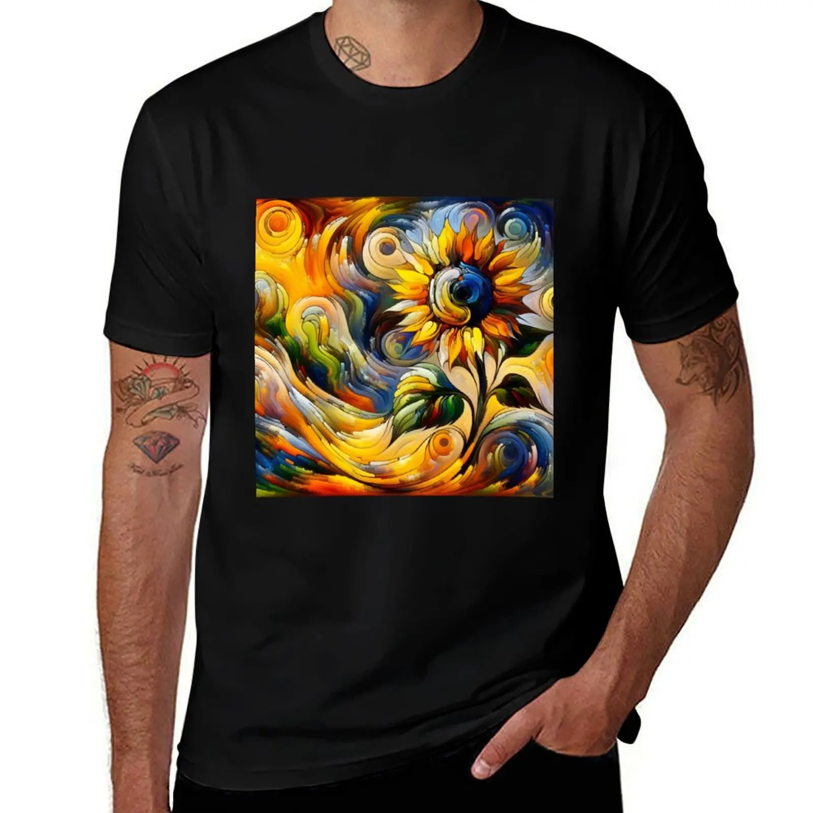 Sunflower Abstract T-Shirt summer top anime plus size clothes compression shirt men
Sunflower Abstract T-Shirt summer top anime plus size clothes compression shirt men