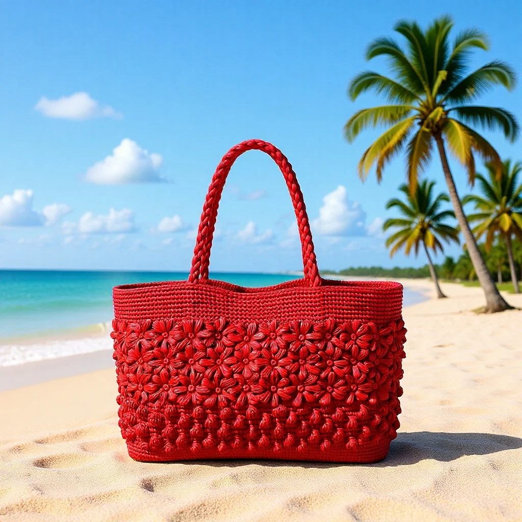 New Design Stylish Handmade Straw Flower Woven Durable Lightweight Women's Fashion Tote Bag Two Handles for Beach Travel
New Design Stylish Handmade Straw Flower Woven Durable Lightweight Women's Fashion Tote Bag Two Handles for Beach Travel