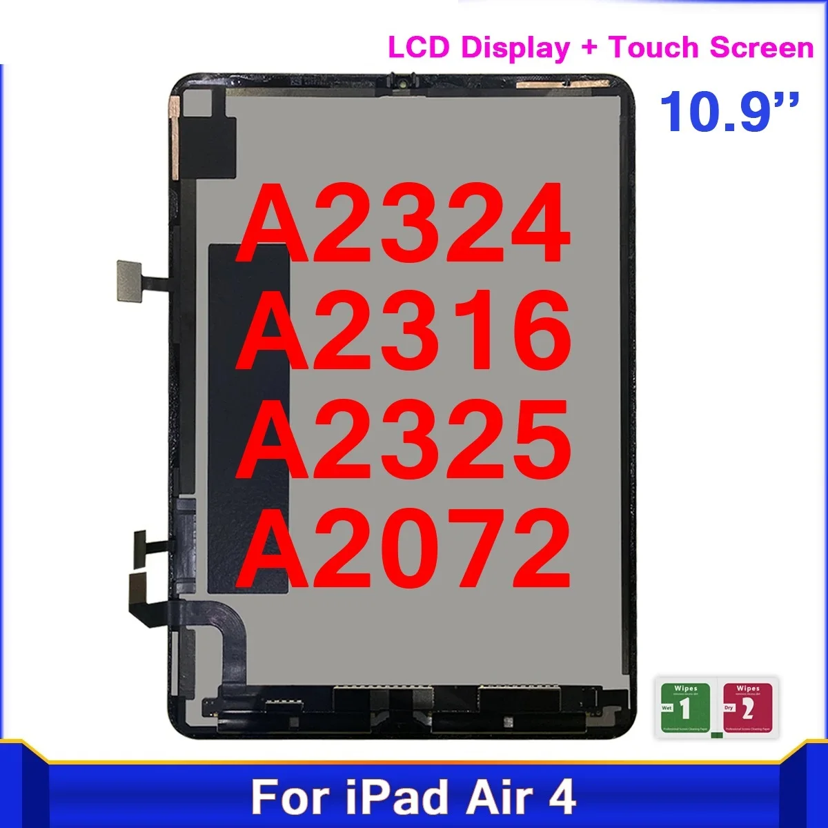 New New LCD Display For Apple iPad Air 4 4th Gen Air4 2020 A2324 A2316 A2325 A2072 LCD Screen Touch Digitizer Assembly Panel
New New LCD Display For Apple iPad Air 4 4th Gen Air4 2020 A2324 A2316 A2325 A2072 LCD Screen Touch Digitizer Assembly Panel