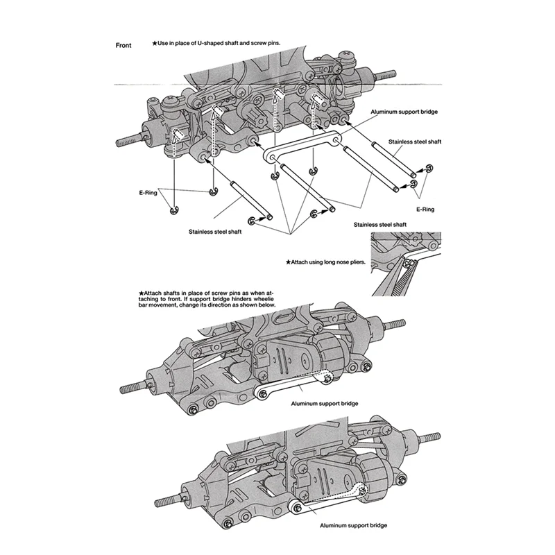 FRIHA-RC автомобильный комплект поддержки вала подвески 54695 для Tamiya GF-01 G6-01 WR-02 GF01 G601 WR02 Запчасти для обновления радиоуправляемого автомобиля
FRIHA-RC автомобильный комплект поддержки вала подвески 54695 для Tamiya GF-01 G6-01 WR-02 GF01 G601 WR02 Запчасти для обновления радиоуправляемого автомобиля