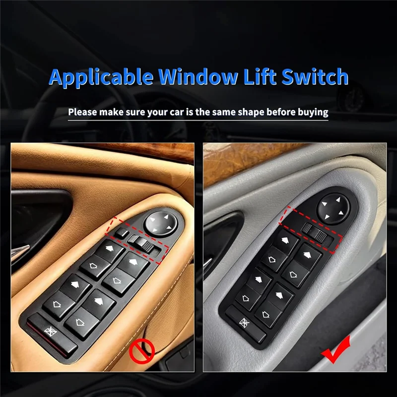 NEW-For BMW 5 Series E39 1998-2003 Soft Carbon Fiber Door Window Lifter Switch Button Cover Trim Interior Parts 
NEW-For BMW 5 Series E39 1998-2003 Soft Carbon Fiber Door Window Lifter Switch Button Cover Trim Interior Parts