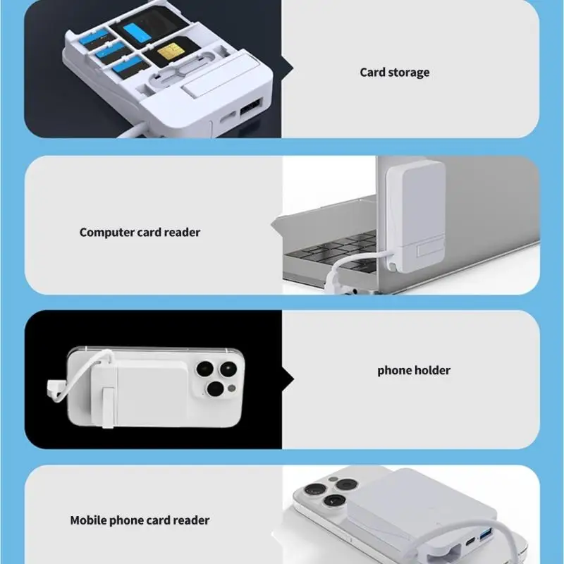 Modern Card Reader for Computers USB Type C Supporting TF Cards Case HX5E
Modern Card Reader for Computers USB Type C Supporting TF Cards Case HX5E