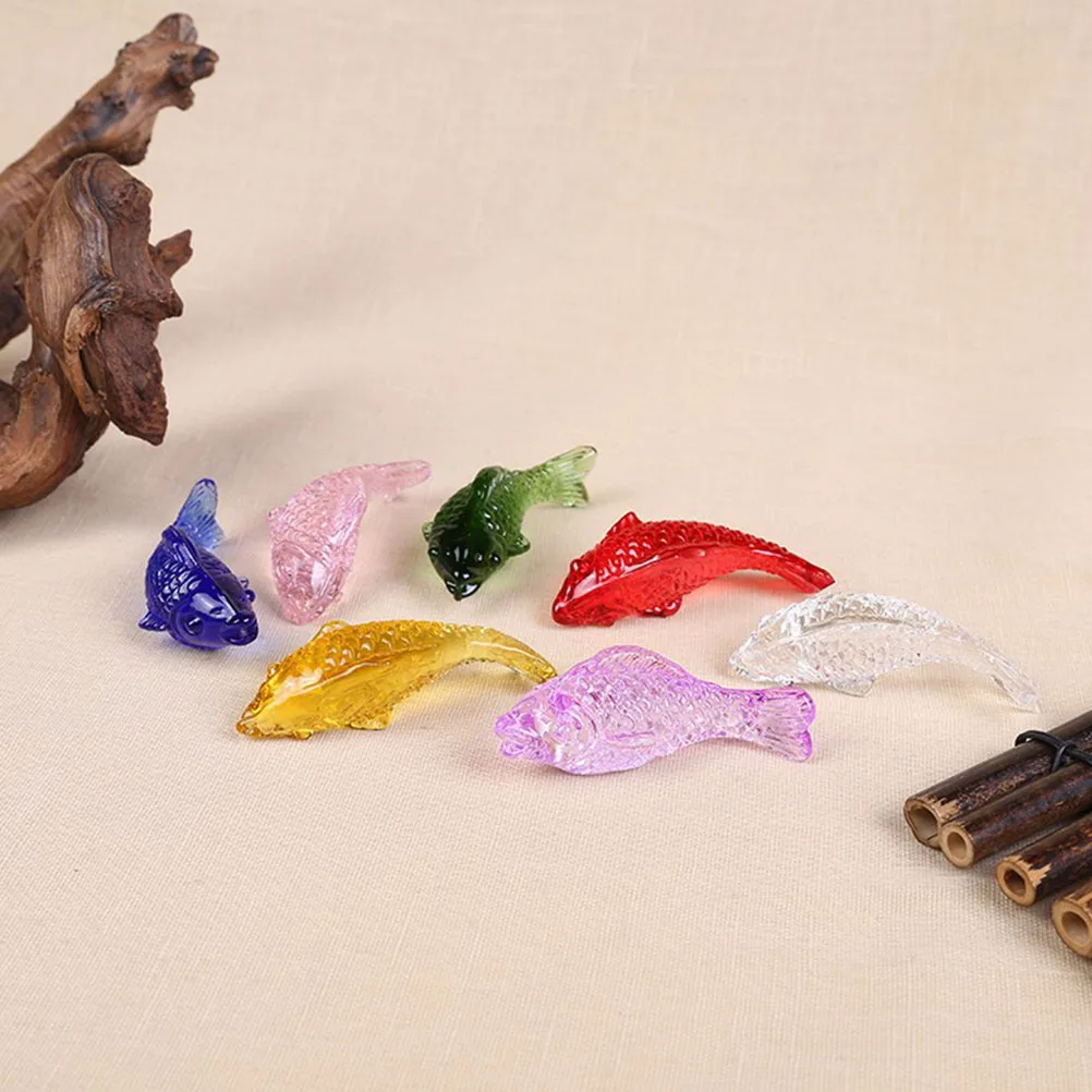 16 Pcs Crystal Fish Figurines Decor Miniatures Resin Koi Ornament Realistic Goldfish StatueFish Decor
16 Pcs Crystal Fish Figurines Decor Miniatures Resin Koi Ornament Realistic Goldfish StatueFish Decor