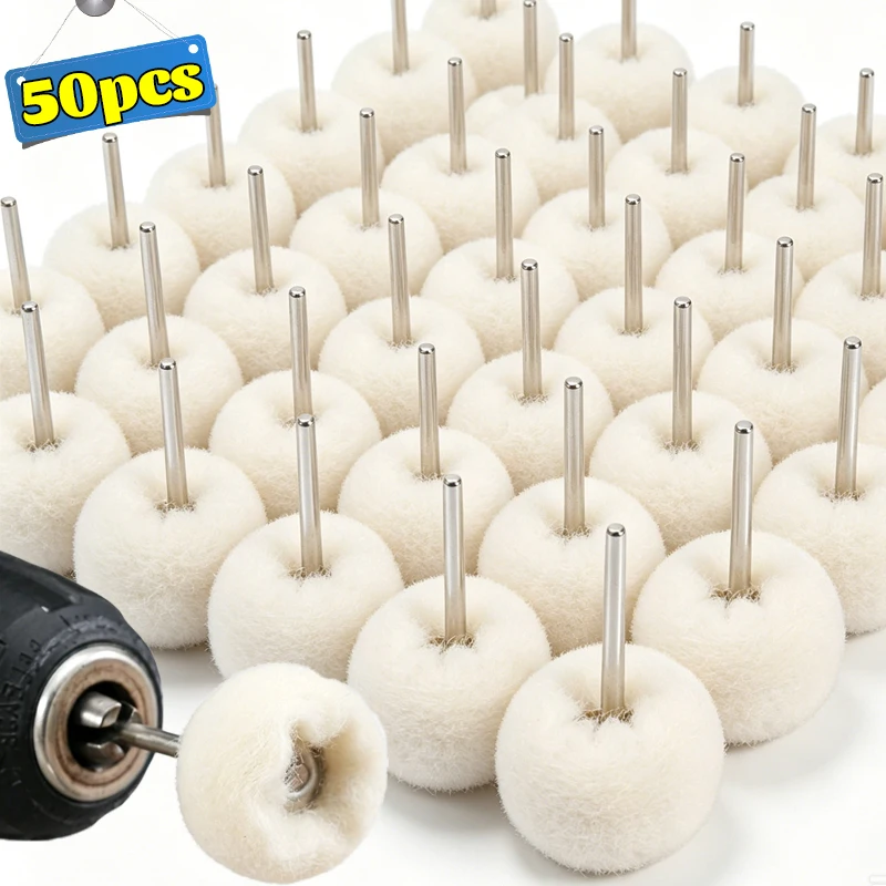 3mm Wool Felt Grinding Heads for Glass Metal Wood Jewelry Watch Polishing Wheel Pad Buffing Brushes Sanding Head Abrasive Tools
3mm Wool Felt Grinding Heads for Glass Metal Wood Jewelry Watch Polishing Wheel Pad Buffing Brushes Sanding Head Abrasive Tools
