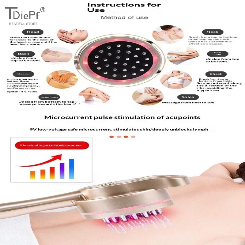 Электрическая меридианная щетка-массажер для похудения с инфракрасным излучением и функцией подогрева для домашнего и салонного использования
Электрическая меридианная щетка-массажер для похудения с инфракрасным излучением и функцией подогрева для домашнего и салонного использования