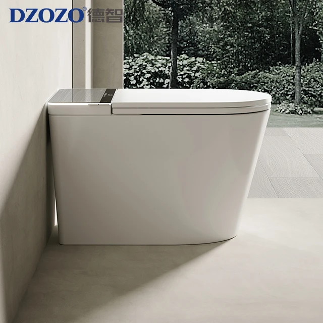 S027 Multiple Cleaning Tankless P-trap Electric Toilet Automatic Flush Ceramic Intelligent Smart Toilet with Bidet
S027 Multiple Cleaning Tankless P-trap Electric Toilet Automatic Flush Ceramic Intelligent Smart Toilet with Bidet