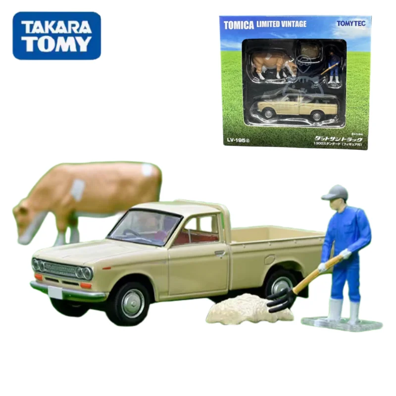 TAKARA TOMY TOMICA 1:64 TLV LV-195d Nissan DATSUN 1300 TRUCK alloy compression shaft miniature model, adult decoration, boy toy,
TAKARA TOMY TOMICA 1:64 TLV LV-195d Nissan DATSUN 1300 TRUCK alloy compression shaft miniature model, adult decoration, boy toy,