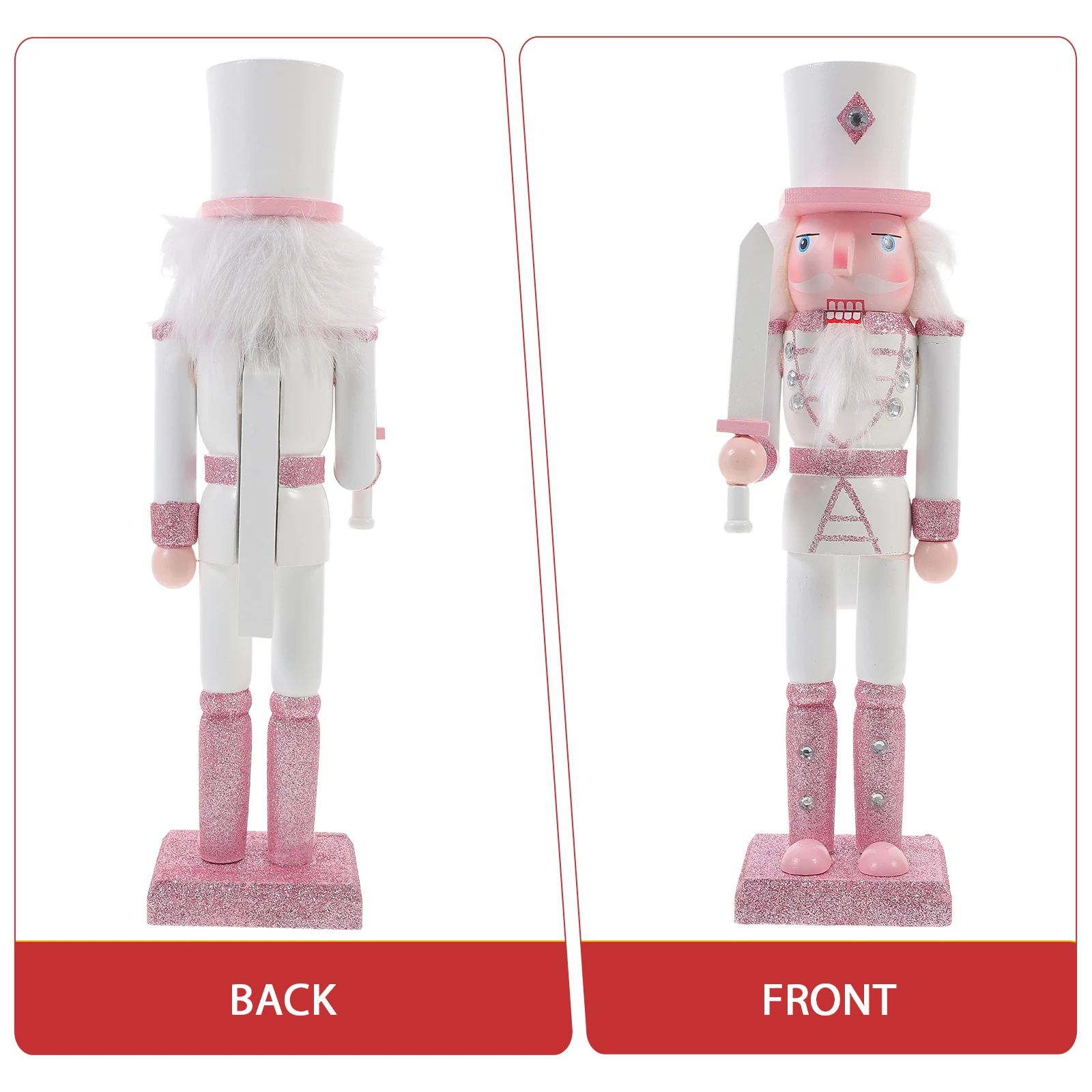 Nutcracker Ornament Figurines Table Decor Desktop Nutcrackers Craft Outdoor Decorative Wood Decoration Festival Statue 
Nutcracker Ornament Figurines Table Decor Desktop Nutcrackers Craft Outdoor Decorative Wood Decoration Festival Statue