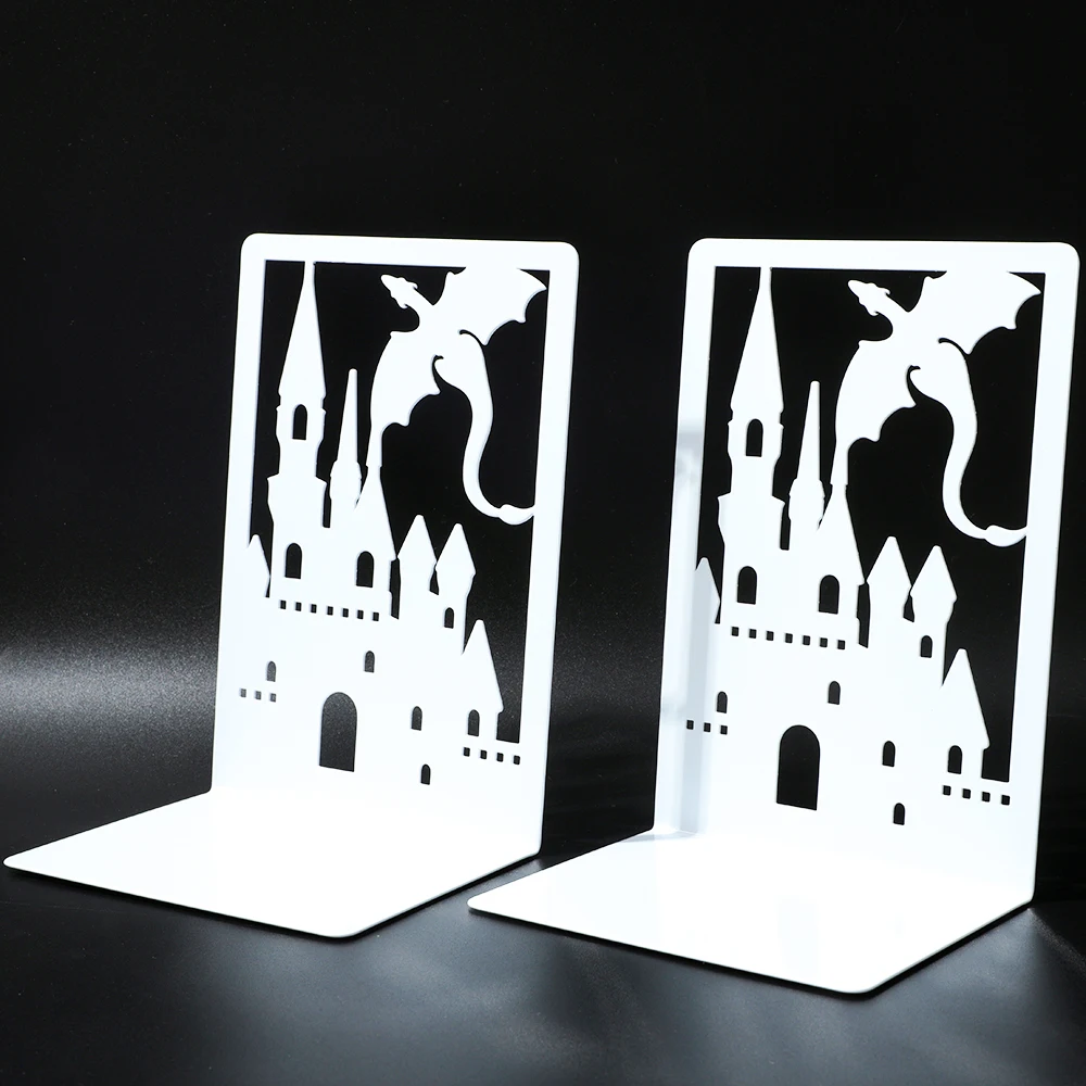 1 пара белых замков, летающих драконов - четыре крыла, белая изысканная полая металлическая книжная полка, книжная полка с абстрактным художественным дизайном
1 пара белых замков, летающих драконов - четыре крыла, белая изысканная полая металлическая книжная полка, книжная полка с абстрактным художественным дизайном