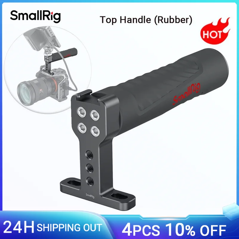 Ручка SmallRig с холодным башмаком, быстросъемная клетка для камеры DSLR, монитора, видеокамеры, стабилизирующая Верхняя ручка-1446
Ручка SmallRig с холодным башмаком, быстросъемная клетка для камеры DSLR, монитора, видеокамеры, стабилизирующая Верхняя ручка-1446