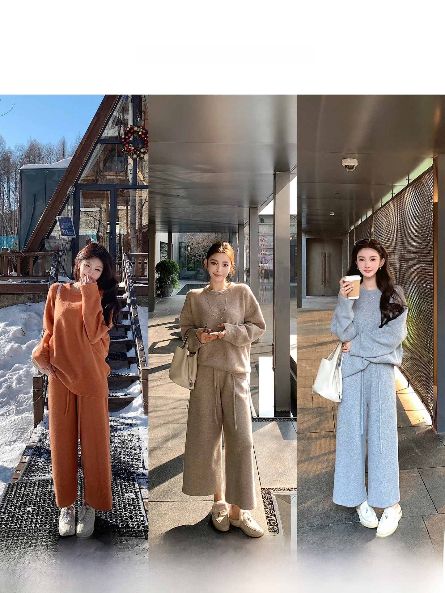 Lilylikes Cosy Woolen Loose Fit Set Early Spring Nine-Piece Pants Long Sleeve round Neck Minimalist Style Winter Collection
Lilylikes Cosy Woolen Loose Fit Set Early Spring Nine-Piece Pants Long Sleeve round Neck Minimalist Style Winter Collection