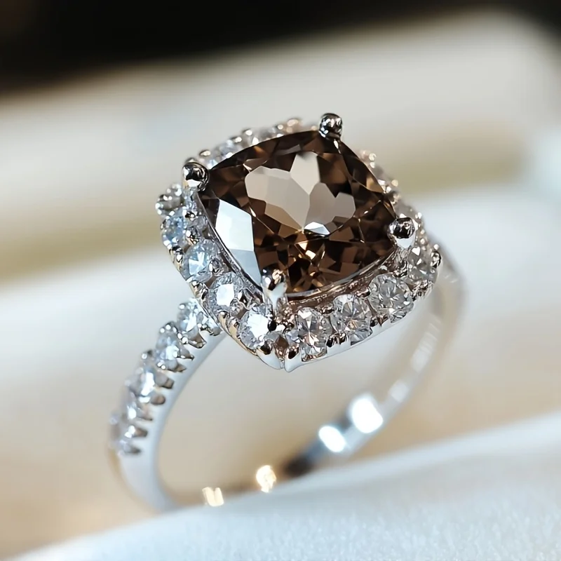 SGARIT стерлингового серебра 925 пробы, инкрустированное натуральным чайным кристаллом, кольцо для женщин, 9 мм, роскошные свадебные украшения, аксессуары, женский подарок
SGARIT стерлингового серебра 925 пробы, инкрустированное натуральным чайным кристаллом, кольцо для женщин, 9 мм, роскошные свадебные украшения, аксессуары, женский подарок