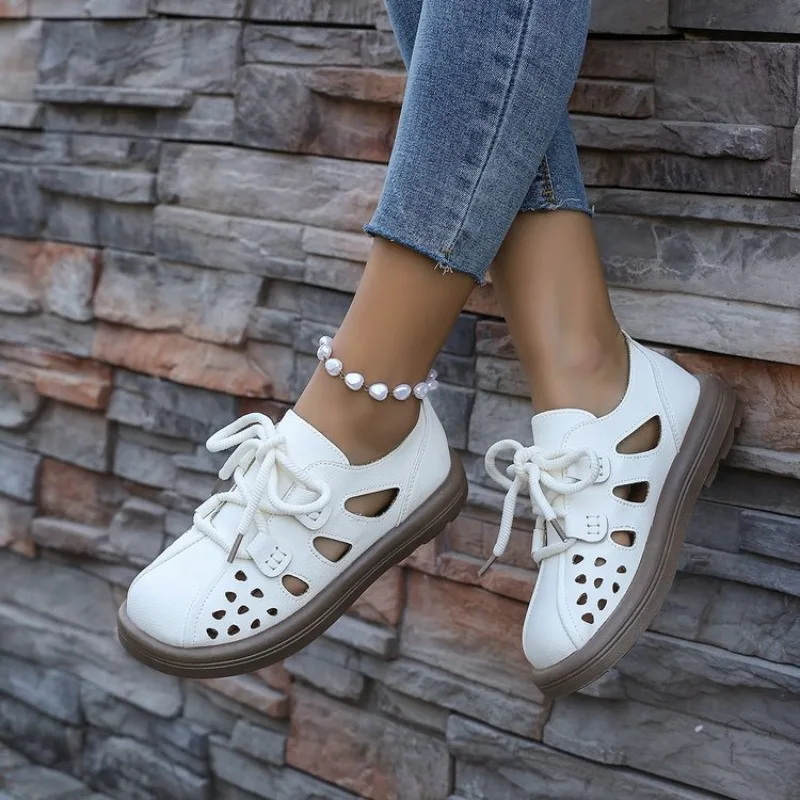 Leather Women Sandals Summer Non-slip Mommy Shoes Women Flats Fashion Casuals Sandals Ladies Walking Designer Beach Shoes Women
Leather Women Sandals Summer Non-slip Mommy Shoes Women Flats Fashion Casuals Sandals Ladies Walking Designer Beach Shoes Women
