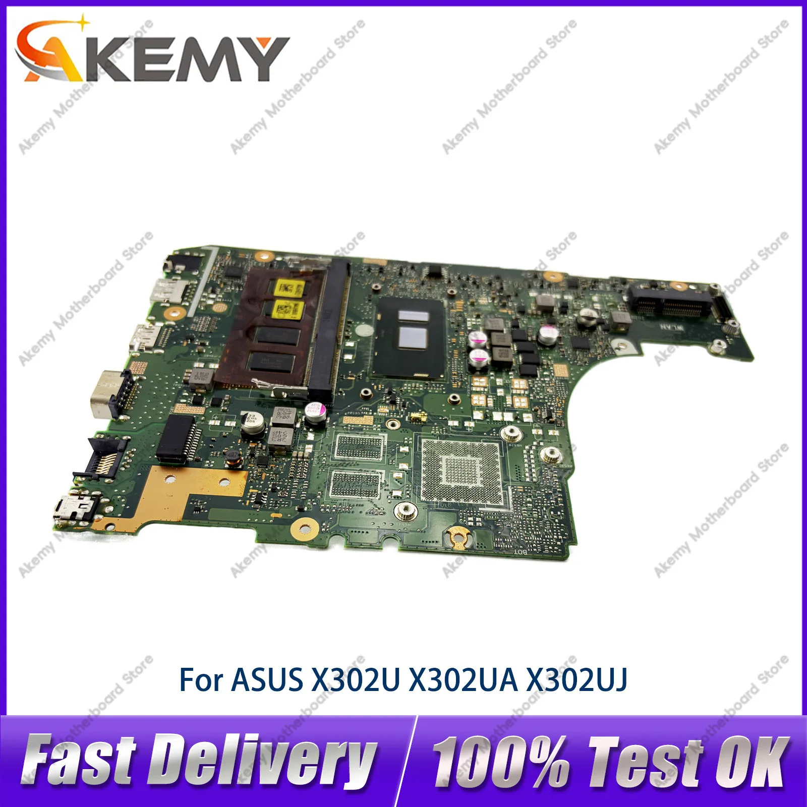 X302UA Laptop Motherboard For ASUS VivoBook X302U X302UA X302UJ X302UV Notebook Mainboard With I3 I5 I7 CPU 100% tests OK stk
X302UA Laptop Motherboard For ASUS VivoBook X302U X302UA X302UJ X302UV Notebook Mainboard With I3 I5 I7 CPU 100% tests OK stk