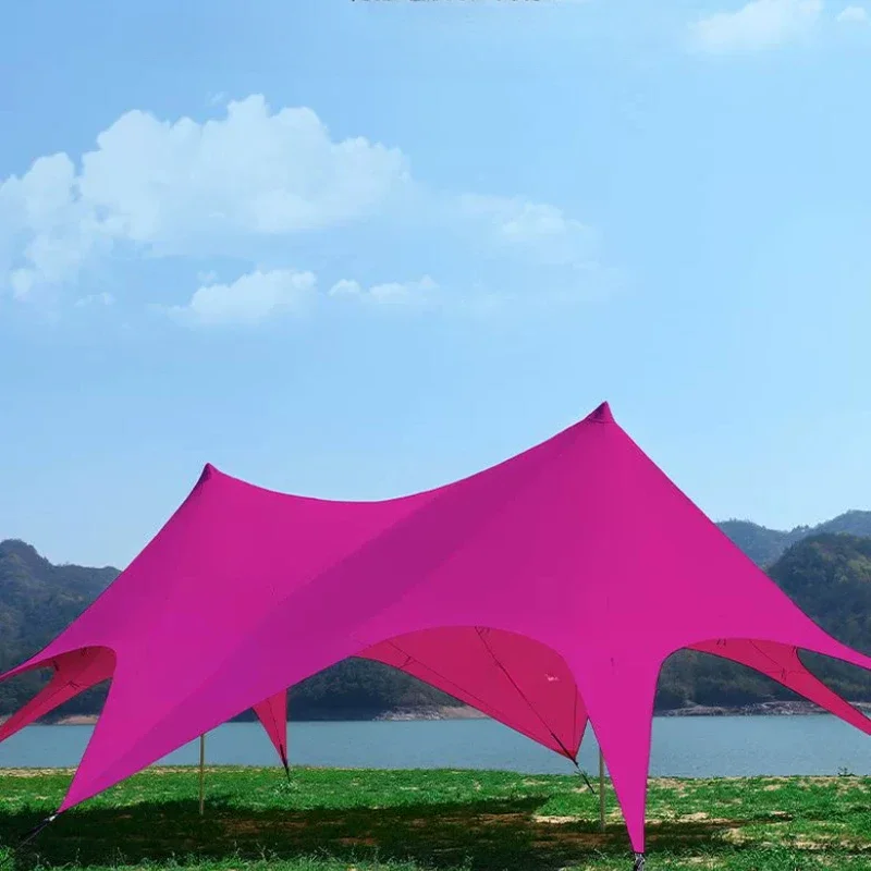 double peak three peak octopus Internet celebrity campground oversized canopy, sun protection and rain protection commercial
double peak three peak octopus Internet celebrity campground oversized canopy, sun protection and rain protection commercial
