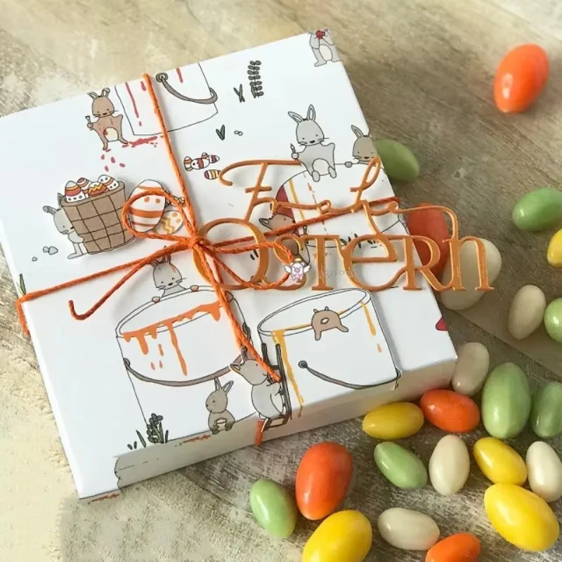 Piggy Craft metal cutting dies cut die mold Happy easter letters Scrapbook paper craft knife mould blade punch stencils dies
Piggy Craft metal cutting dies cut die mold Happy easter letters Scrapbook paper craft knife mould blade punch stencils dies