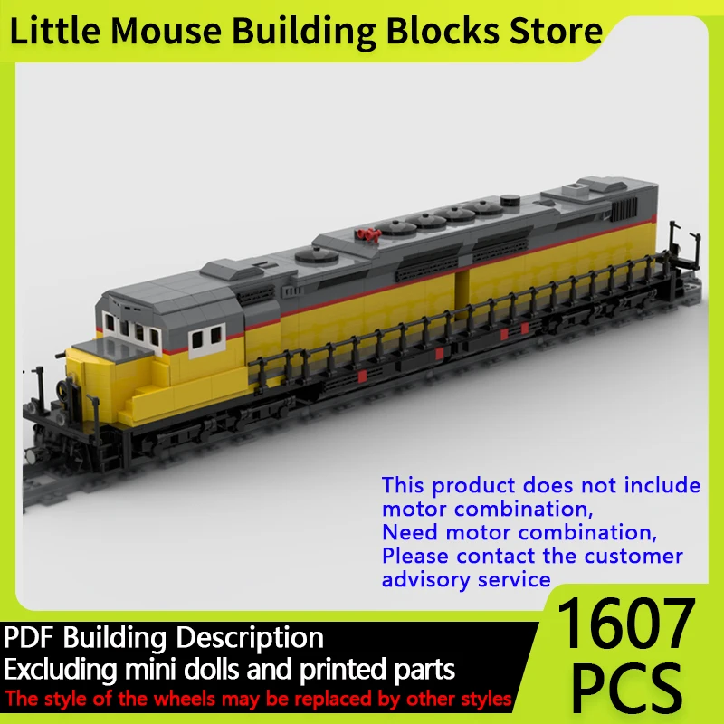 City Car Model MOC Building Bricks DD35A Diesel Locomotive Modular Technology Gifts Holiday Assemble Children Toys Suit 
City Car Model MOC Building Bricks DD35A Diesel Locomotive Modular Technology Gifts Holiday Assemble Children Toys Suit